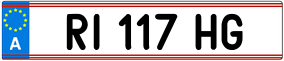 Truck License Plate